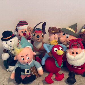 9 Rudolph The Red Nosed Reindeer & Island Of Misfit Toys Stuffins Plush Set